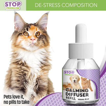 Cat Calming Diffuser Kit (US Plug) Feline Pheromones