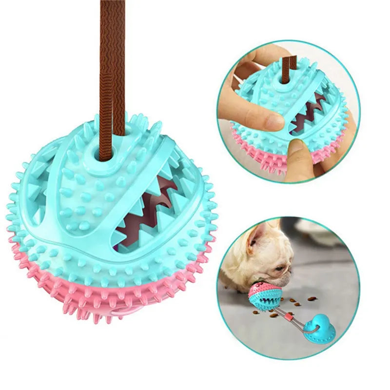 Dog's Treat Ball Toy with Suction Cup - MeeowShop