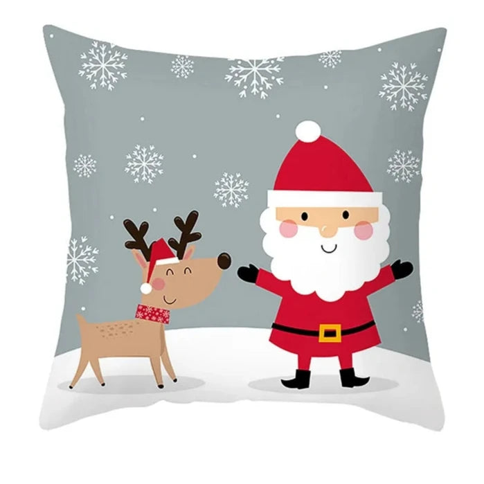 Cartoon Christmas Pillow Cover