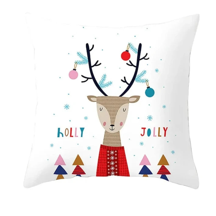 Cartoon Christmas Pillow Cover