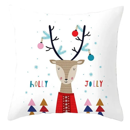 Cartoon Christmas Pillow Cover