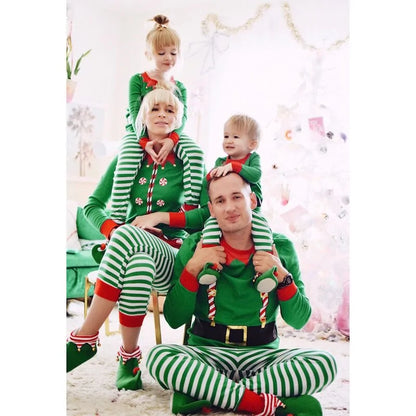 Christmas Elf Family Pajama Set