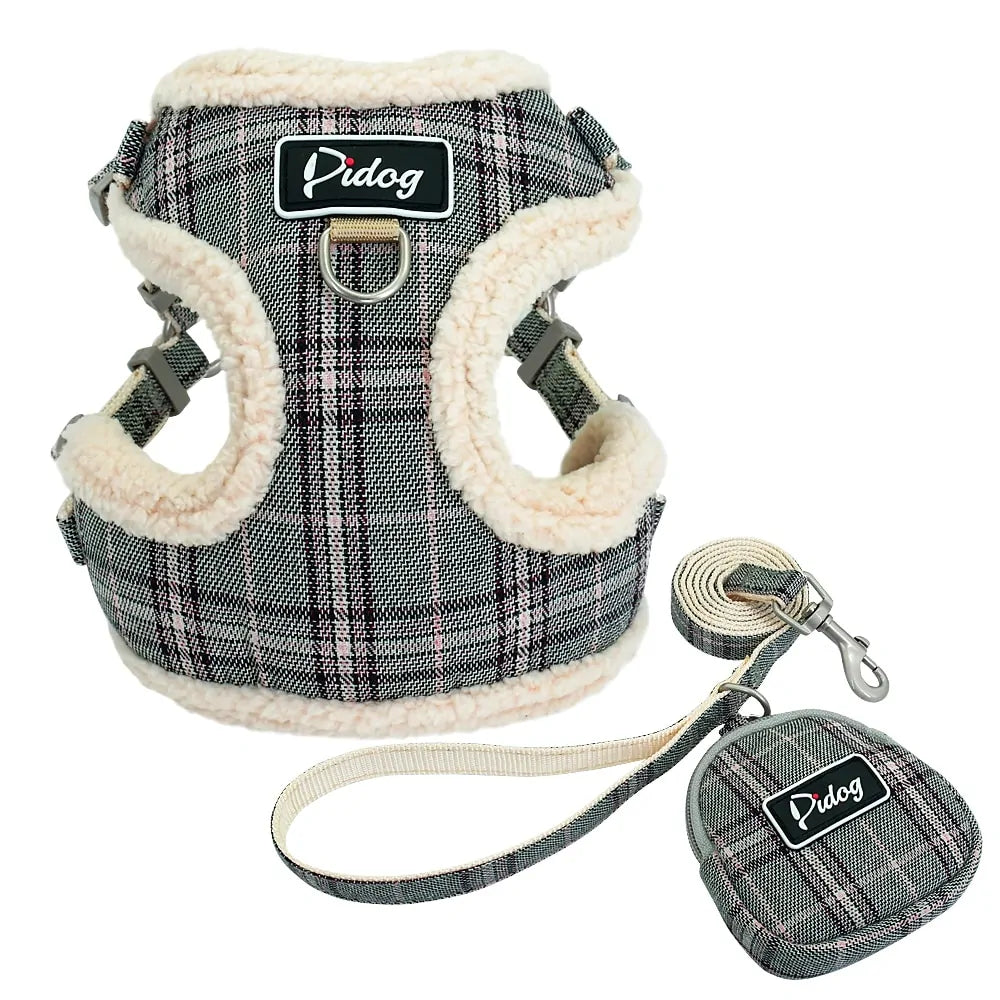 Dog's Adjustable Soft Harness With Purse - MeeowShop