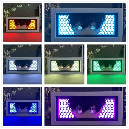 Anime-themed LED light box