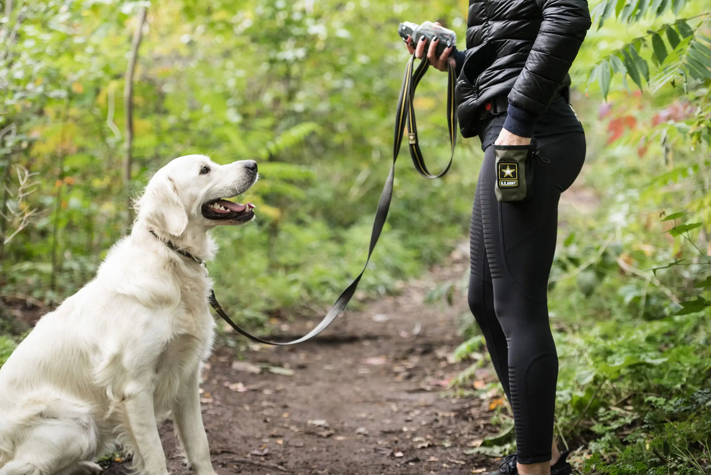 Dog's Camo Bag Attachment with Army tag - MeeowShop