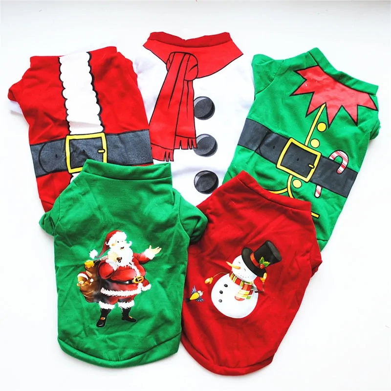 Pet's Cotton Christmas Outfits - MeeowShop