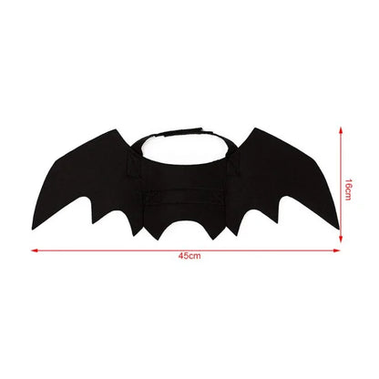 Pet's Black Bat Wings Halloween Outfit - MeeowShop