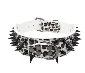 Pet's Spiked Studded Leather Collars - MeeowShop