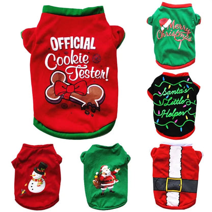 Pet's Cotton Christmas Outfits - MeeowShop