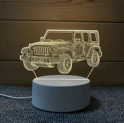 3D Room Desk USB Night Light