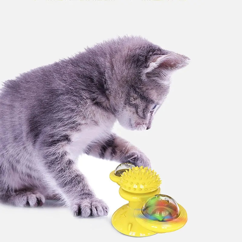 Pet's Interactive Turntable Windmill Ball Toy - MeeowShop