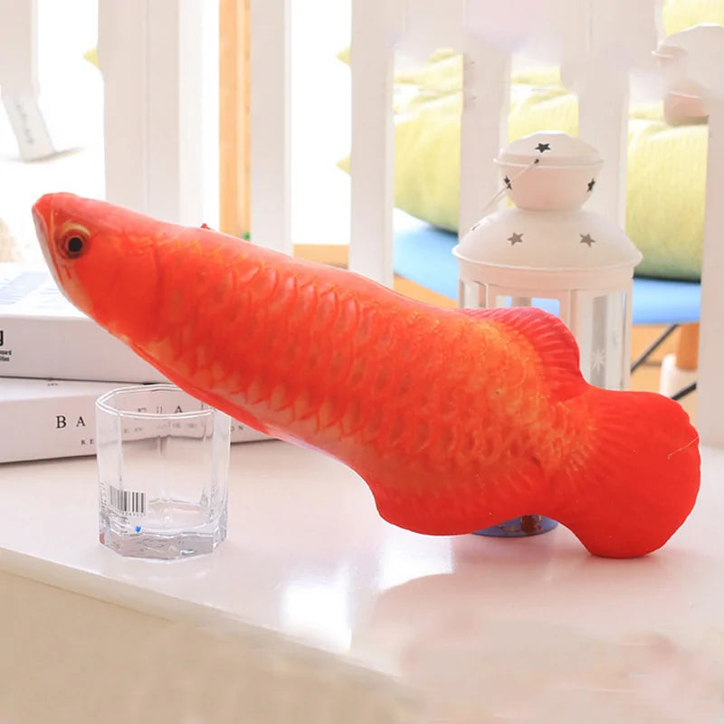 Catnip Stuffed Fish Interactive Cat Toy Stuffed Pillow