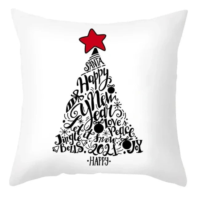 Cartoon Christmas Pillow Cover