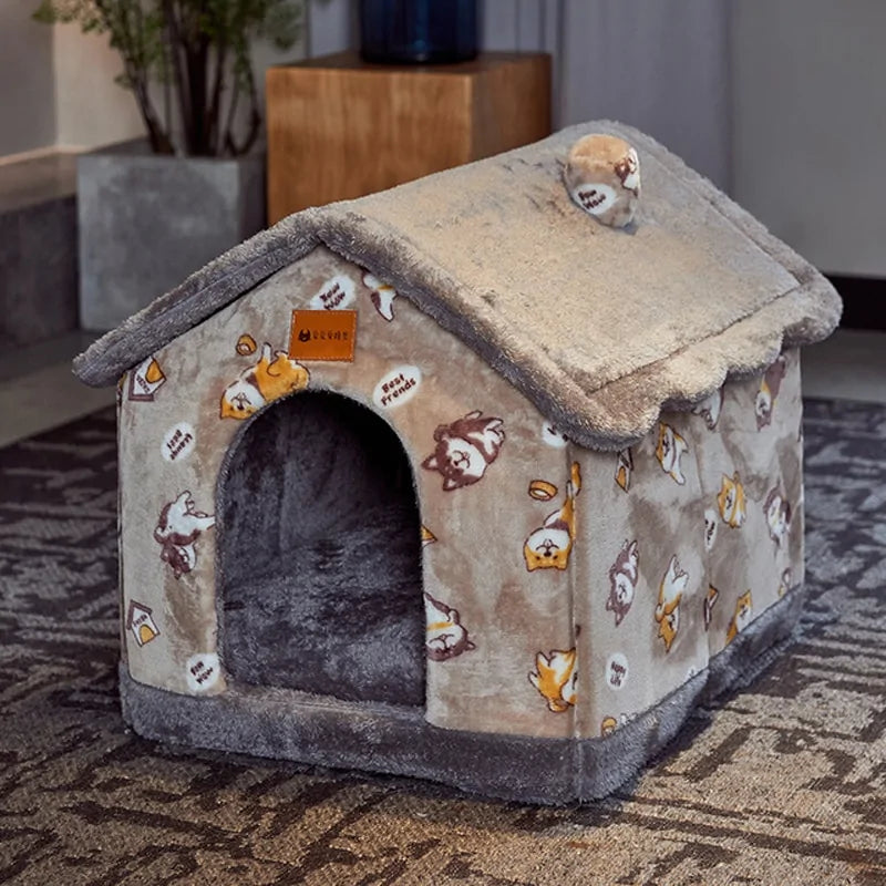 Pet's Foldable Warm Winter House - MeeowShop