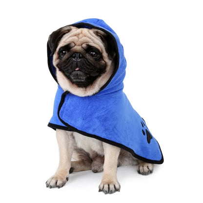 Pet's Microfiber Towel Outfit