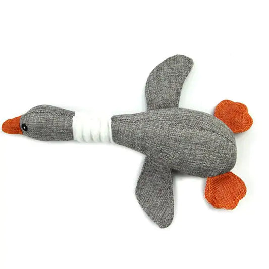 Dog's Squeaky Goose Cloth Toy - MeeowShop