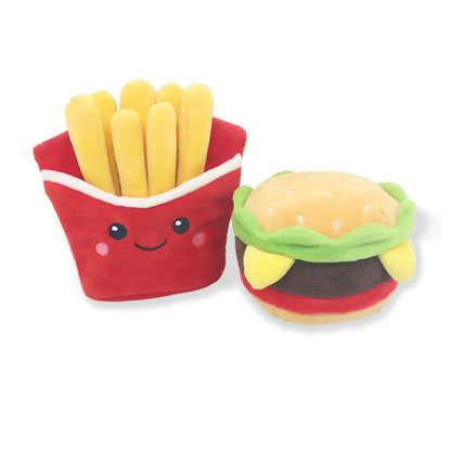 Dog's Hamburger Menu Plush Toys