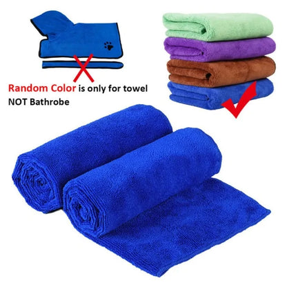 Pet's Microfiber Towel Outfit