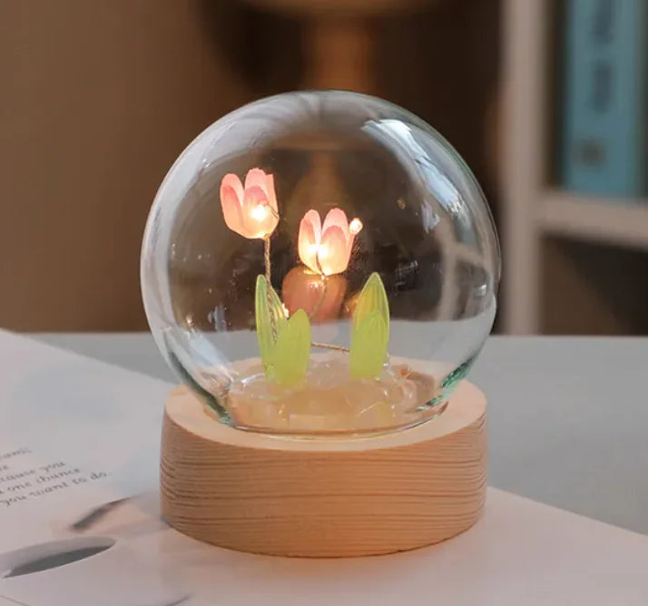 LED Tulip Flower Night Light – DIY & Normal Variants