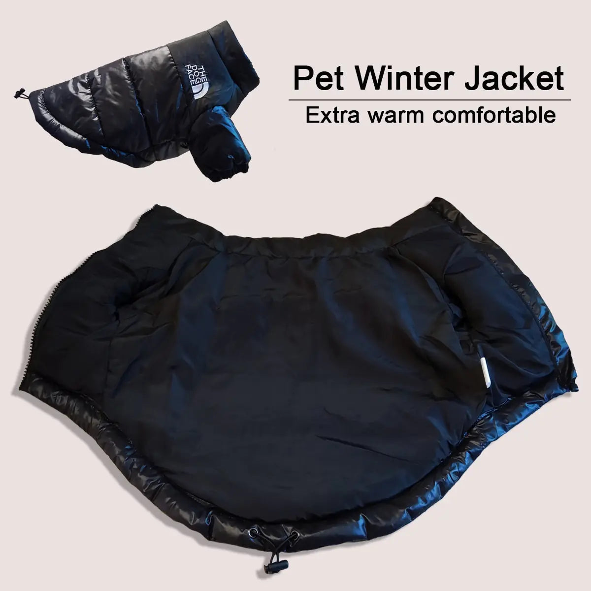 Windproof Reflective Dog Jacket | The Dog Face