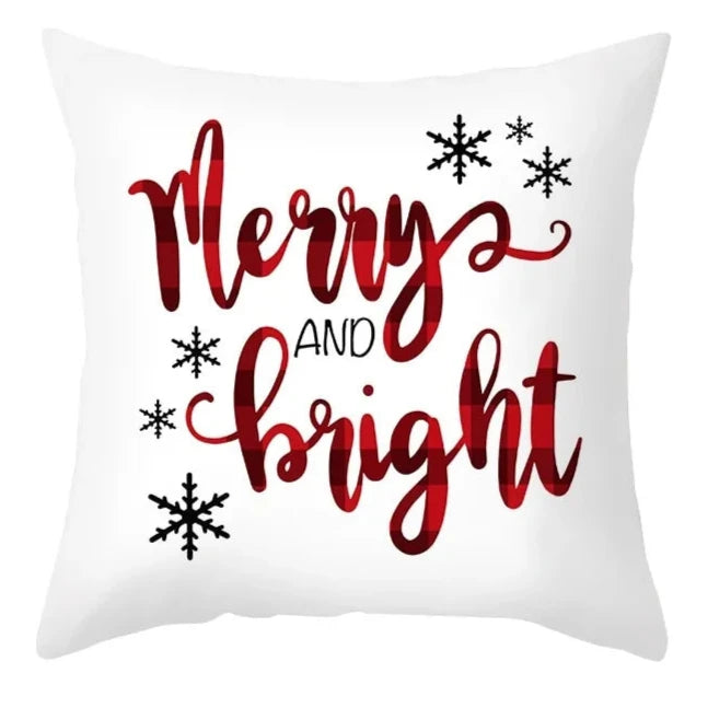 Cartoon Christmas Pillow Cover