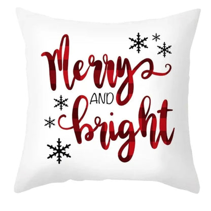 Cartoon Christmas Pillow Cover