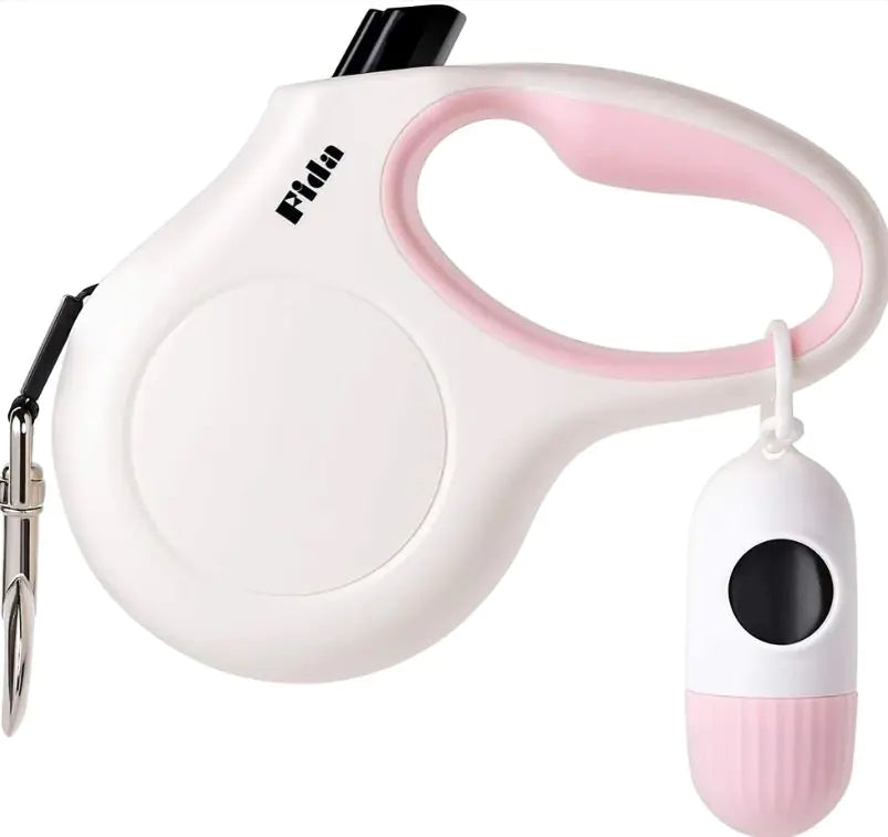 Dog's Retractable Leash with Bag Container - MeeowShop