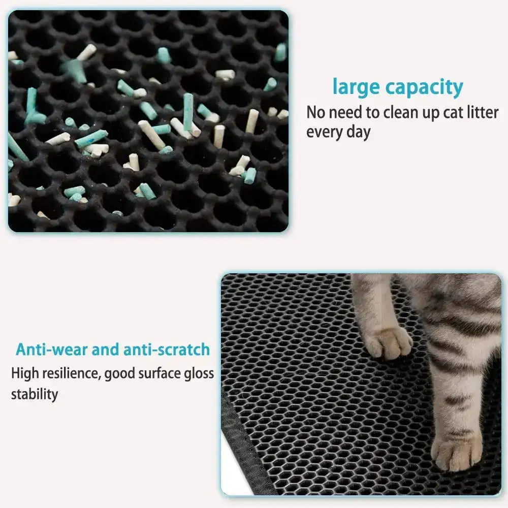 Cat's Double Layered Litter Mat - MeeowShop